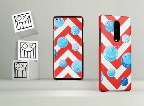 Grab you Never Settle OnePlus 8 Andre Covers today inspired by red and white chevrons